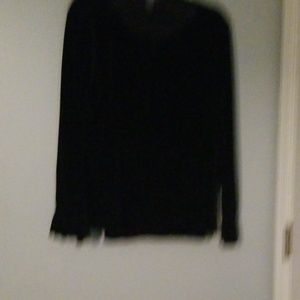 Black Velvet Top